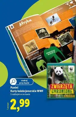 Lidl Karty kolekcjonerskie wwf Panini oferta