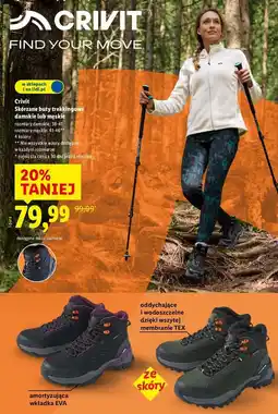 Lidl Buty trekkingowe Crivit oferta