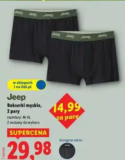 Lidl Bokserki męskie Jeep oferta