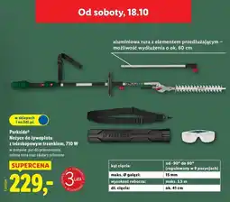 Lidl Nożyce teleskopowe do żywopłotu Parkside oferta