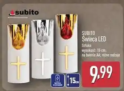 ALDI Świeca led 15 cm Subito oferta