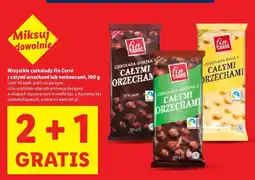 Lidl Czekolada biała z całymi orzechami laskowymi Fin Carre oferta