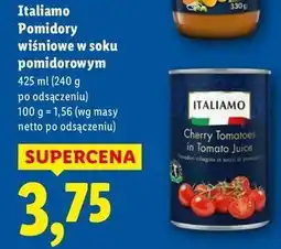Lidl Pomidory krojone wiśniowe Italiamo oferta