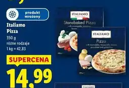 Lidl Pizza z mortadelą, serem provolone i pistacjami Italiamo oferta