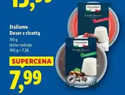 Lidl Deser z ricottą Italiamo oferta