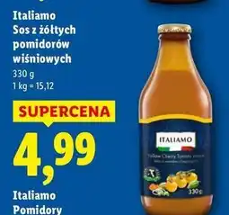 Lidl Sos z żółtych pomidorów Italiamo oferta