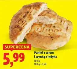 Lidl Panini z serem i szynką indyka oferta