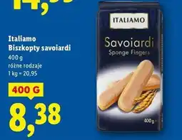 Lidl Biszkopty savoiardi Italiamo oferta