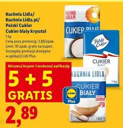 Lidl Cukier biały Polski oferta