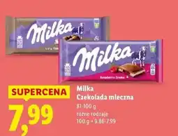 Lidl Czekolada caramel Milka Bubbly oferta
