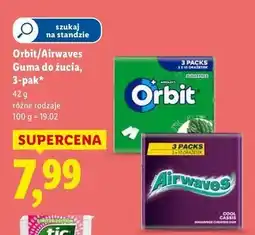 Lidl Guma do żucia cool cassis Airwaves oferta