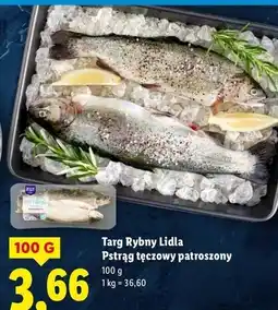 Lidl Pstrąg tęczowy patroszony cały Targ Rybny Lidla oferta