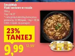 Lidl Flaki wołowe w rosole Smak Mak oferta