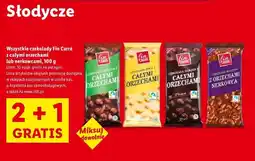 Lidl Czekolada mleczna z orzechami nerkowca Fin Carre oferta