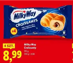 Lidl Rogal z nadzieniem Milky Way oferta
