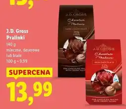 Lidl Praliny z białą czekoladą J.d.gross oferta