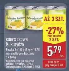 ALDI Kukurydza King's Crown (Aldi) oferta