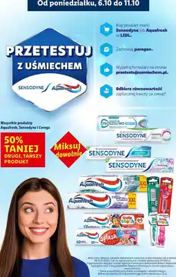Lidl Pasta do zębów Sensodyne Extra Whitening oferta