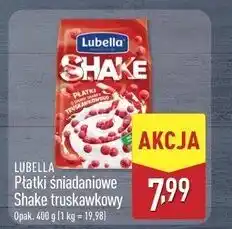 ALDI Ołatki shake truskawkowy Lubella Mlekołaki oferta