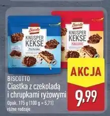 ALDI Ciastka knusper kekse z nadzieniem kakaowym Biscotto oferta
