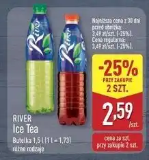 ALDI Napój ice tea peach River oferta