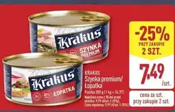 ALDI Konserwa łopatka Krakus Animex oferta