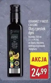ALDI Olej z pestek dyni Gourmet Finest Cuisine oferta