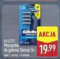 ALDI Maszynka do golenia + 3 wkłady Gillette Sensor Comfort oferta