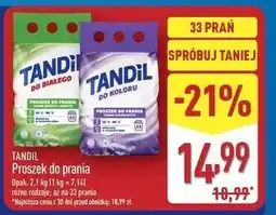 ALDI Proszek do prania białego Tandil oferta