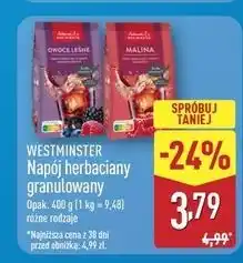 ALDI Napój herbaciany malina Westminster oferta