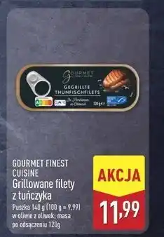 ALDI Filety z tuńczyka grillowane Gourmet Finest Cuisine oferta
