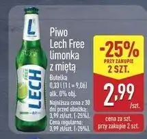 ALDI Piwo Lech Free Limonka Z Miętą oferta