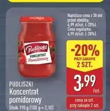 ALDI Koncentrat pomidorowy 30% Pudliszki oferta