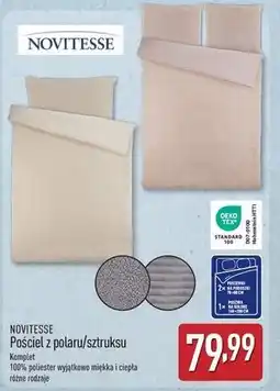 ALDI Komplet pościeli z sztruksu 160 x 200 cm Novitesse oferta
