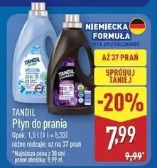 ALDI Płyn do prania sport Tandil oferta