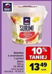 Carrefour Sałatka surimi z ananasem Seko oferta