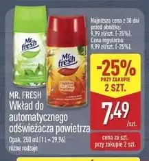 ALDI Odświeżacz powietrza rajskie kwiaty - wkład Mr. Fresh oferta