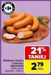 Carrefour Kiełbasa śląska Nasza Wędzarnia Carrefour oferta