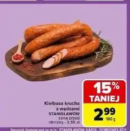 Carrefour Kiełbasa krucha pieczona Stanisławów oferta