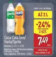 ALDI Napój Coca-Cola Zero oferta