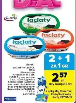 Carrefour Serek śmietankowy z suszonymi pomidorami Łaciaty oferta