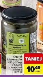 Carrefour Ogórki kiszone Sątyrz oferta