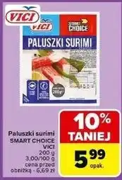 Carrefour Paluszki surimi z sosem koktajlowym Vici oferta