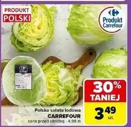 Carrefour Sałata lodowa Carrefour Targ Świeżości oferta