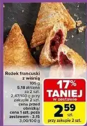Carrefour Rożek z wiśniami oferta