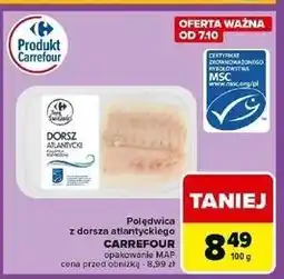 Carrefour Polędwica z dorsza czarnego Carrefour Targ Świeżości oferta