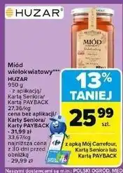 Carrefour Miód nektarowy wielokwiatowy Huzar oferta