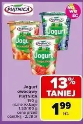 Carrefour Jogurt jagodowy Piątnica oferta