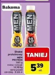 Carrefour Shake waniliowy Bakoma Men Protein oferta