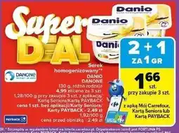 Carrefour Serek waniliowy Danone Danio oferta